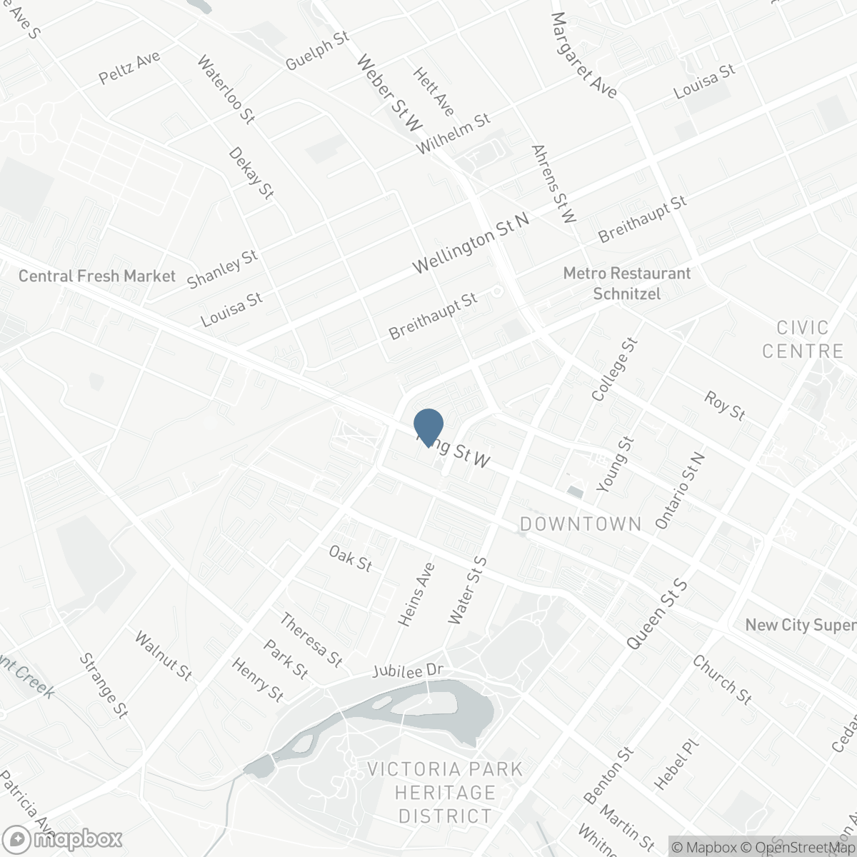410 KING Street W Unit# 218, Kitchener, Ontario N2G 1C3